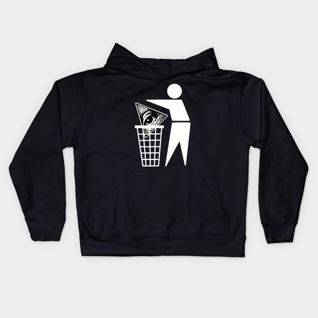 Bin The Illuminati Kids Hoodie by CultureClashClothing